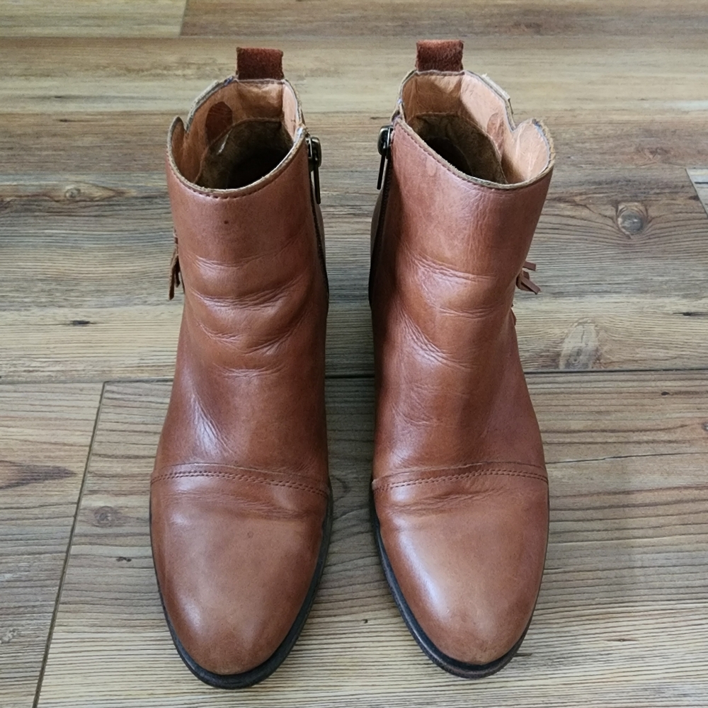 Pikolinos Baqueira Western Ankle Cowboy Boots Womens 38 7.5 - 8 Brown - Picture 3 of 15
